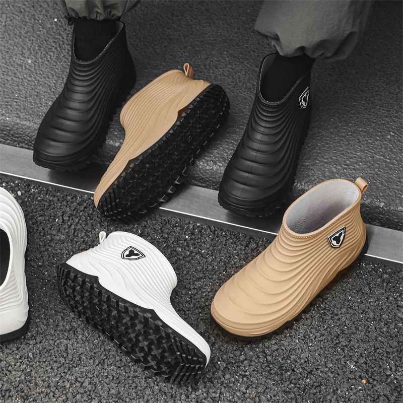 Men'S Shoes Water Resistant - Sepatu Hujan Pria Fashion Tahan Air