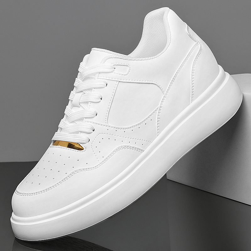 Sepatu Skate Pria Kulit Imitas - Men'S Shoes With Height Increase ulasan dan harga