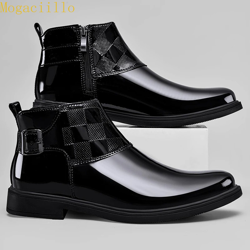 Sepatu Boots Pria Kulit Paten  - Men'S Shoes Hey Dude ulasan dan harga
