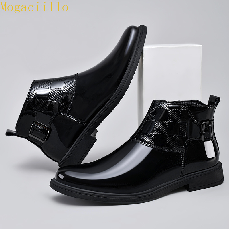 Sepatu Boots Pria Kulit Paten  - Men'S Shoes Hey Dude ulasan dan harga